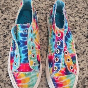 Blowfish Vibrant Tie-Dye Kids Sneakers